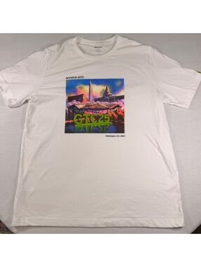 NVIDIA GTC 25 Washington DC 2025 White T-Shirt